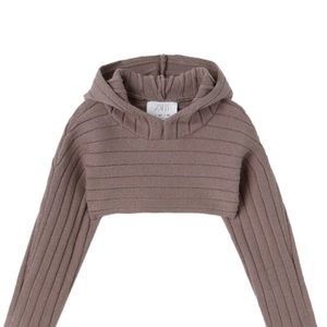 Crop knit sweater girl’s size 13~14